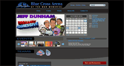 Desktop Screenshot of bluecrossarena.com